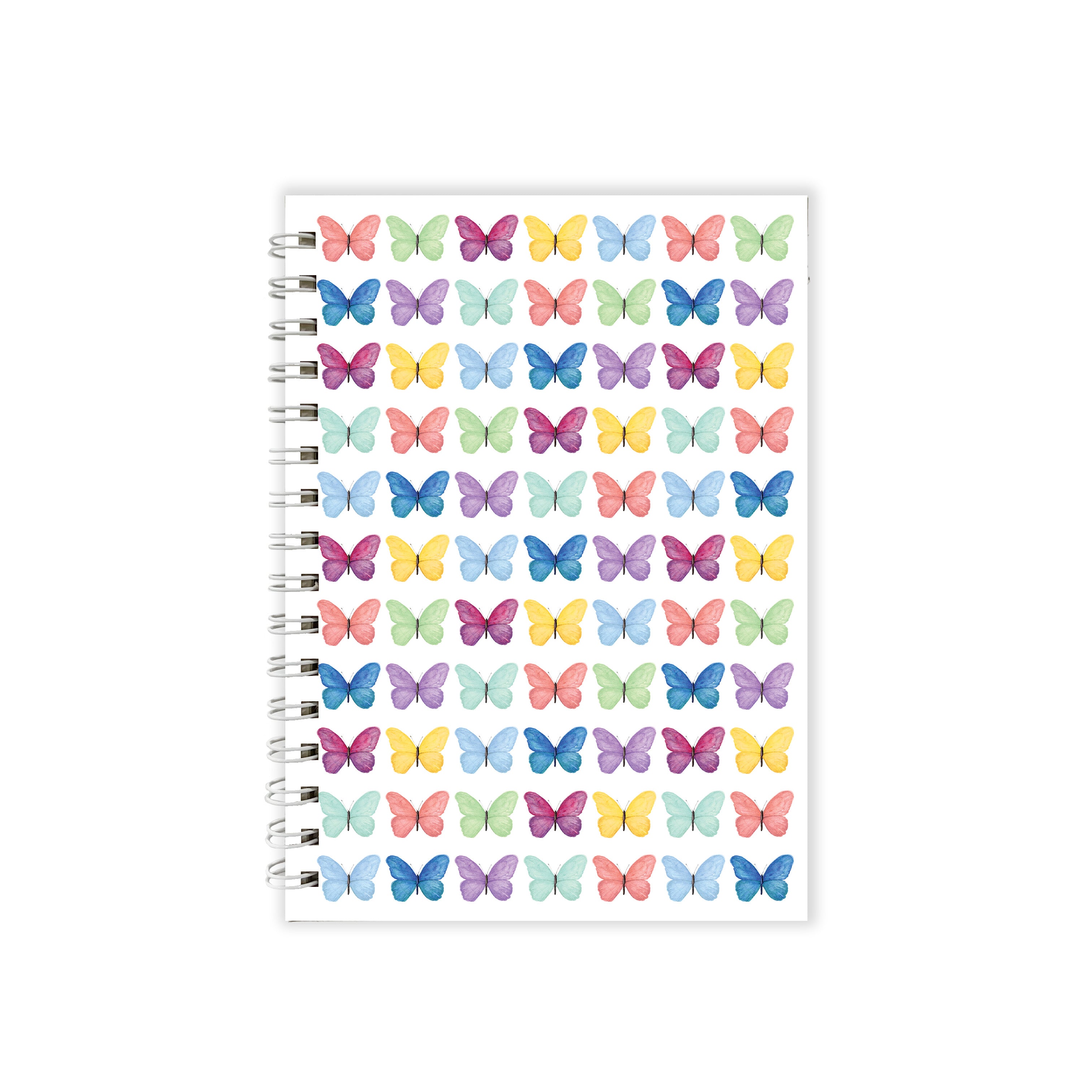 Caderno Wire-o  Borboleta Colorida