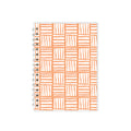 Caderno Wire-o Geométrico Laranja