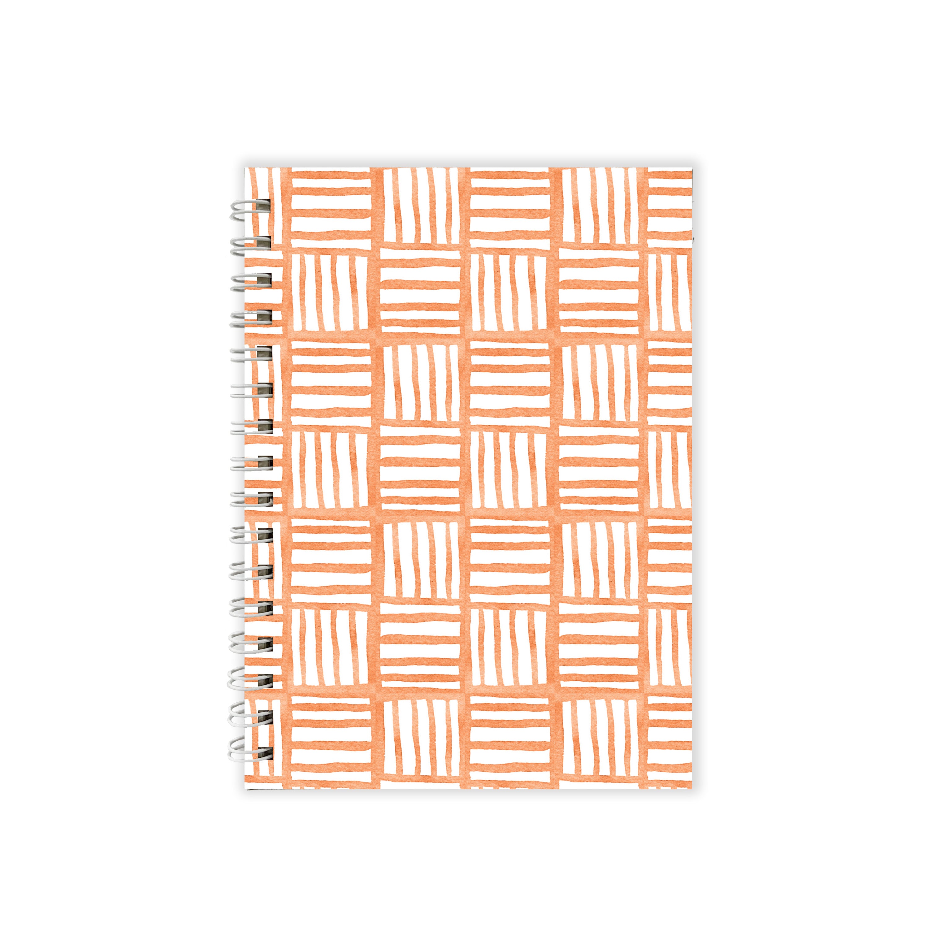 Caderno Wire-o Geométrico Laranja