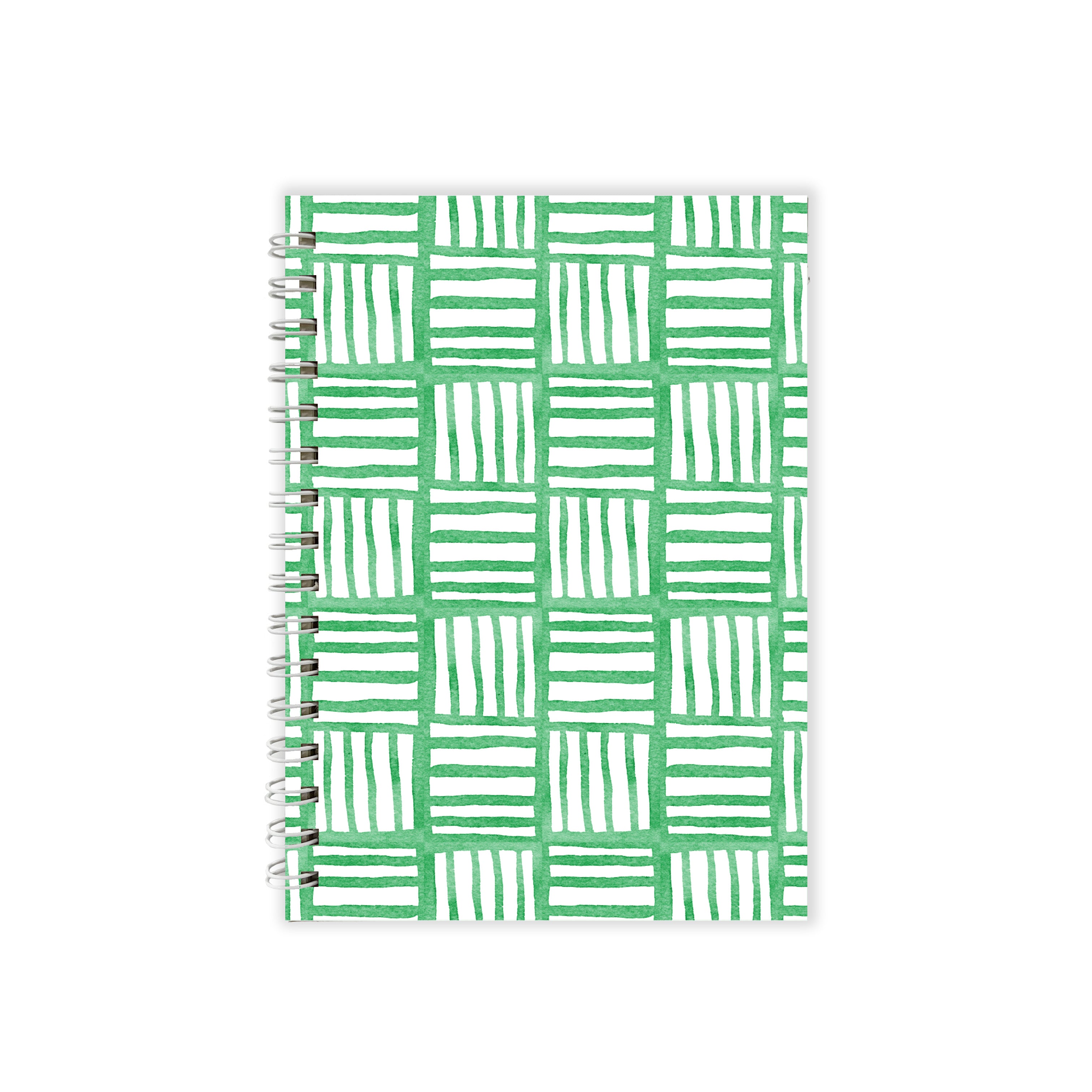 Caderno Wire-o Geométrico Verde