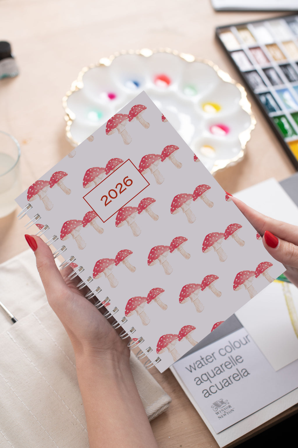 Planner 2026 Cogumelo Vermelho