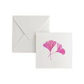 Cartão Social Ginkgo Rosa