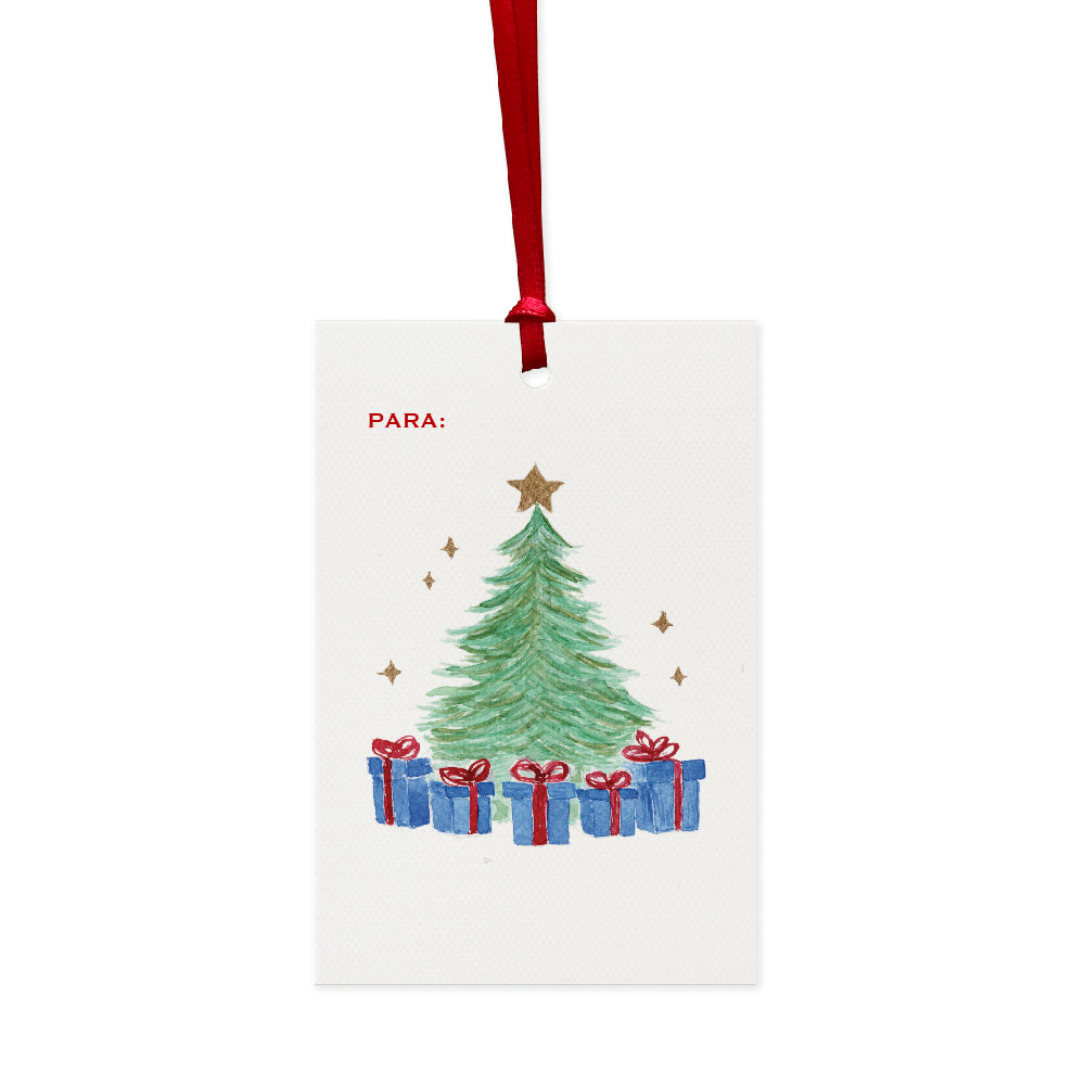Tag Árvore de Natal e Presentes