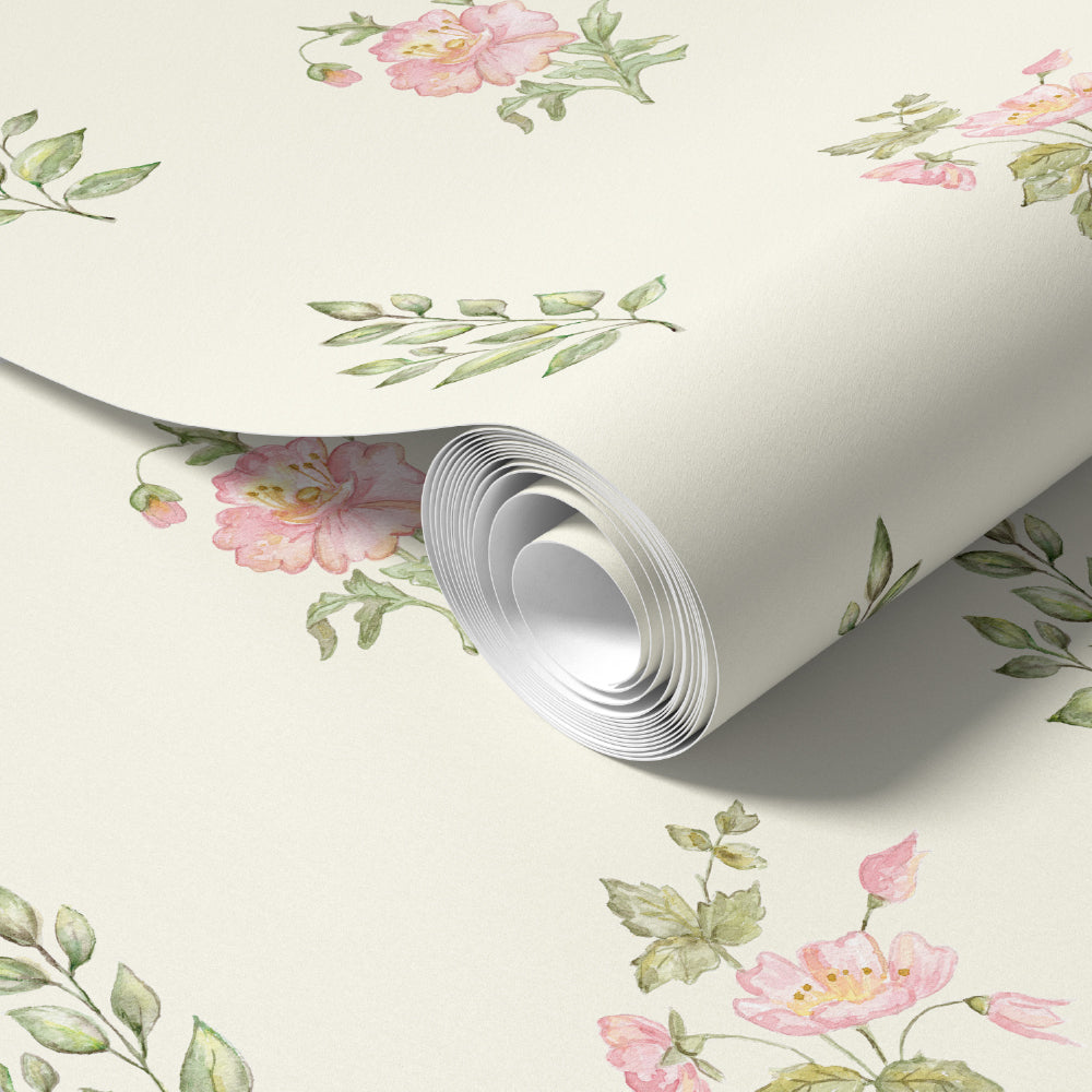 Papel de Parede Botânico Amarelo