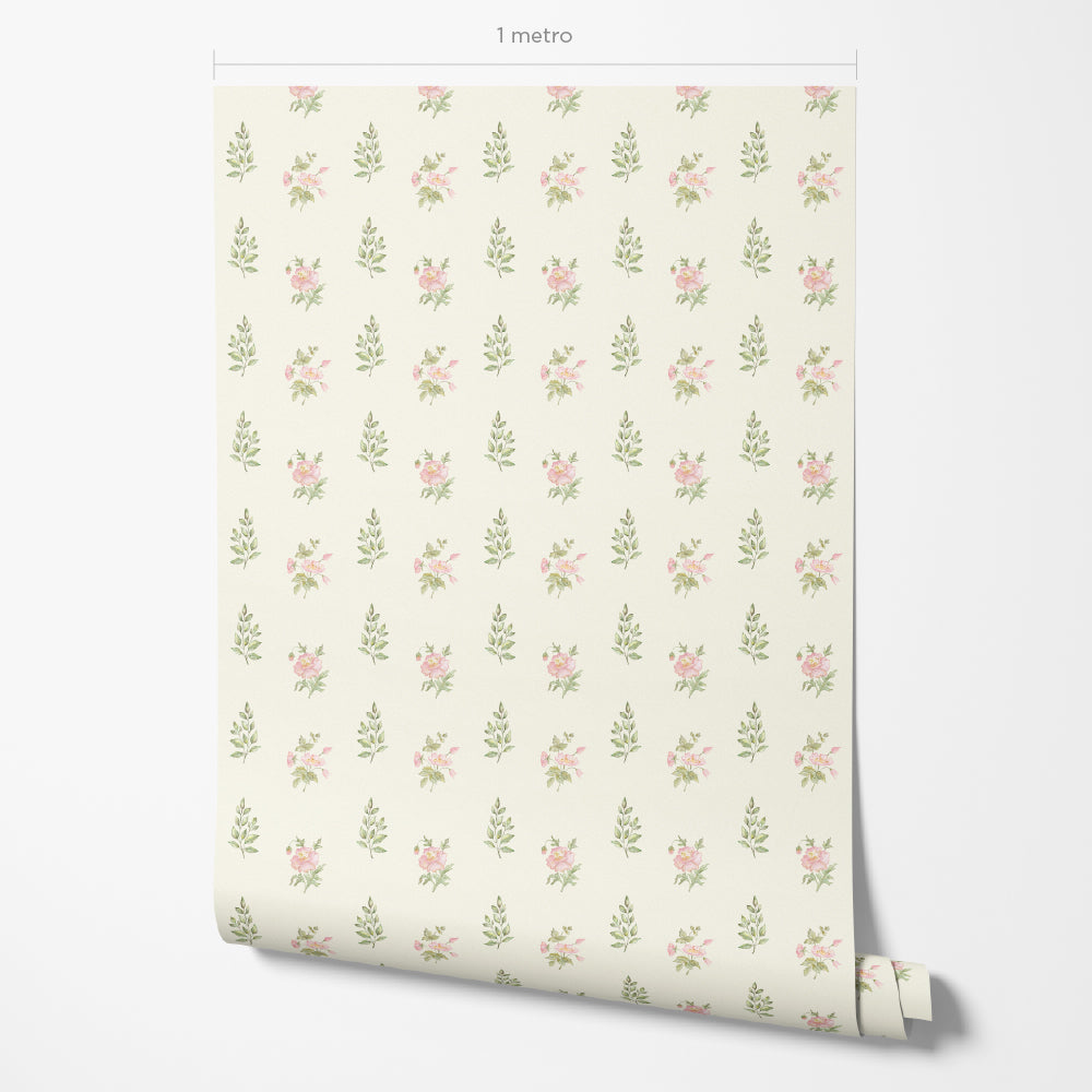 Papel de Parede Botânico Amarelo