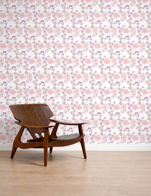 Papel de Parede Jardim de Isabel Aquarela
