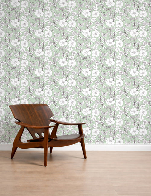 Papel de Parede Jardim de Isabel Verde
