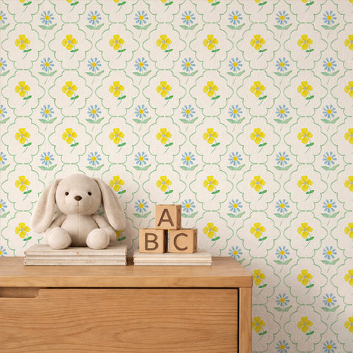 Papel de Parede Margarida e Canola