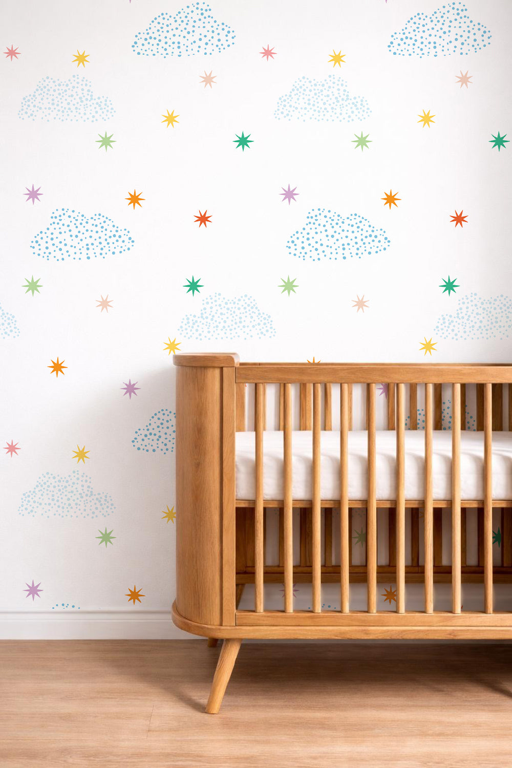 Papel de Parede Nuvens e Estrelas
