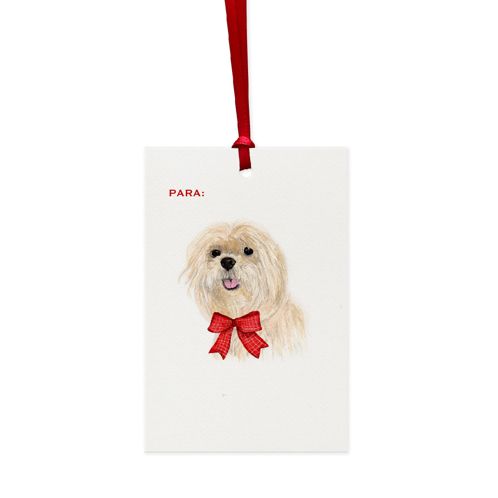 Tag Cachorrinho de Natal I