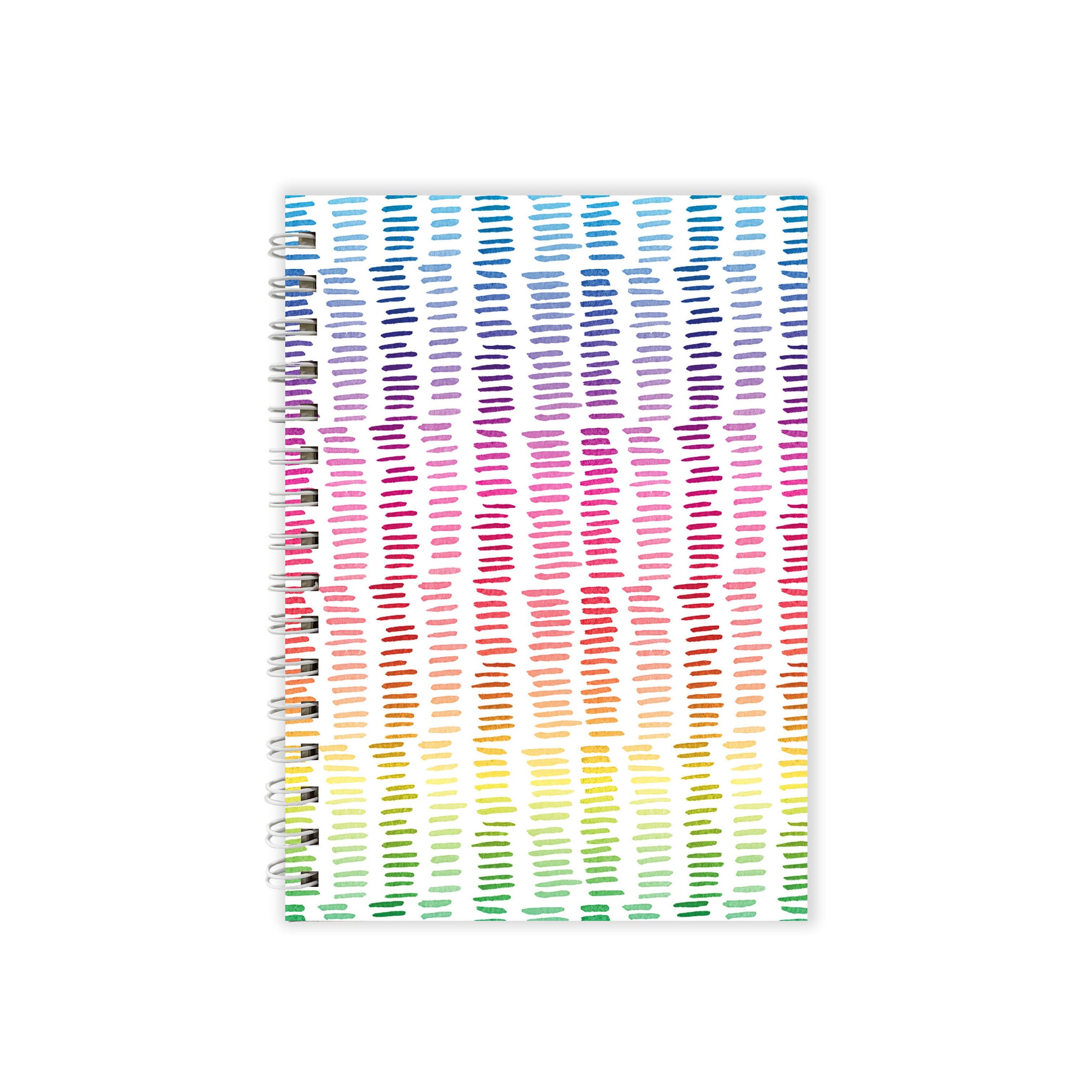 Caderno Wire-o  Listras Rainbow Boxes