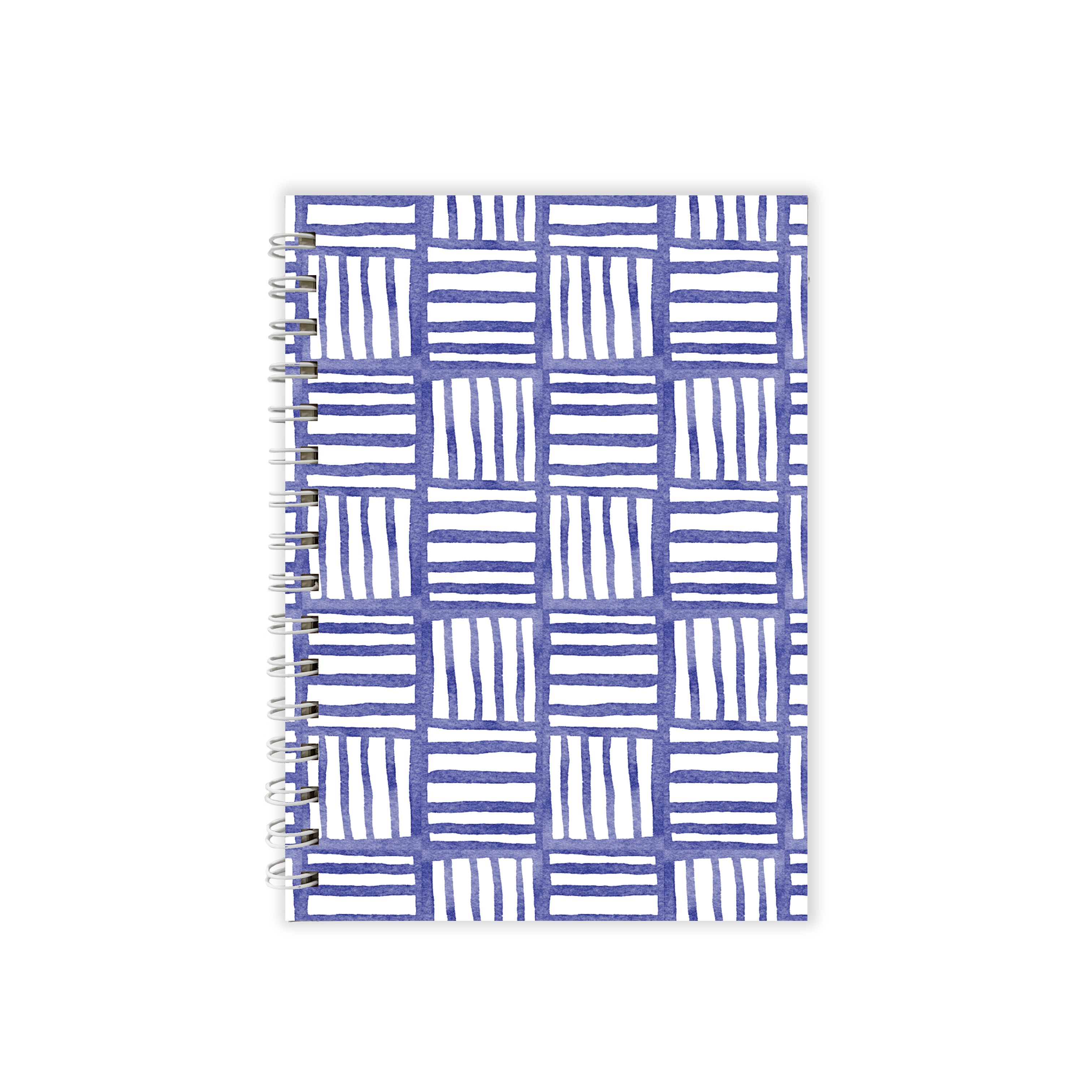 Caderno Wire-o  Geométrico Azul