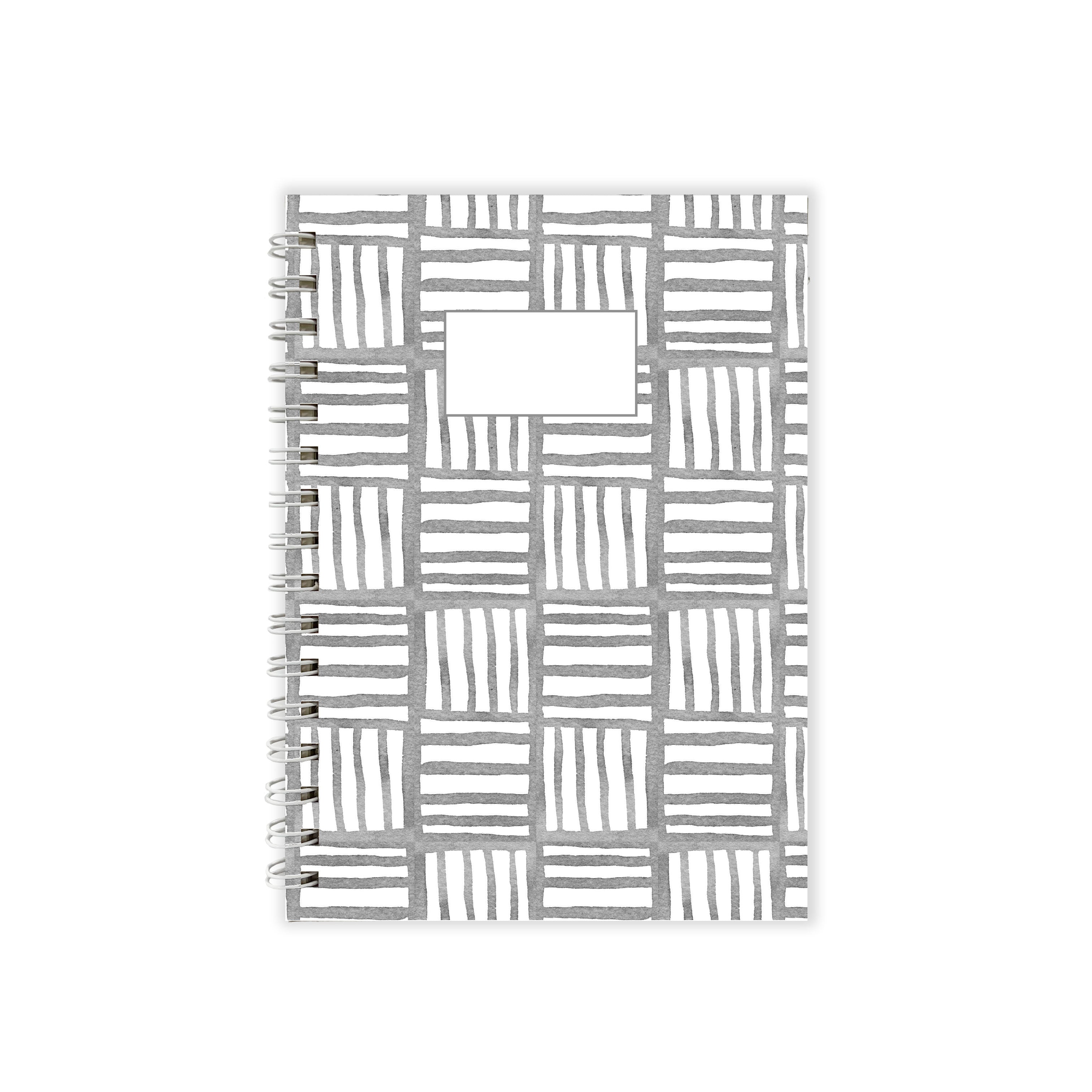 Planner 2026 Geométrico Cinza