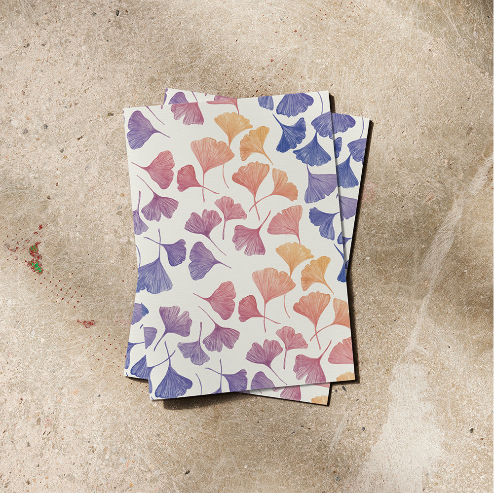 Caderno Ginkgo Degradê