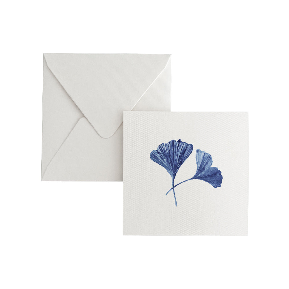 Cartão Social Ginkgo Azul