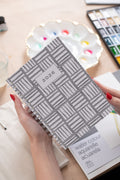 Planner 2026 Geométrico Cinza