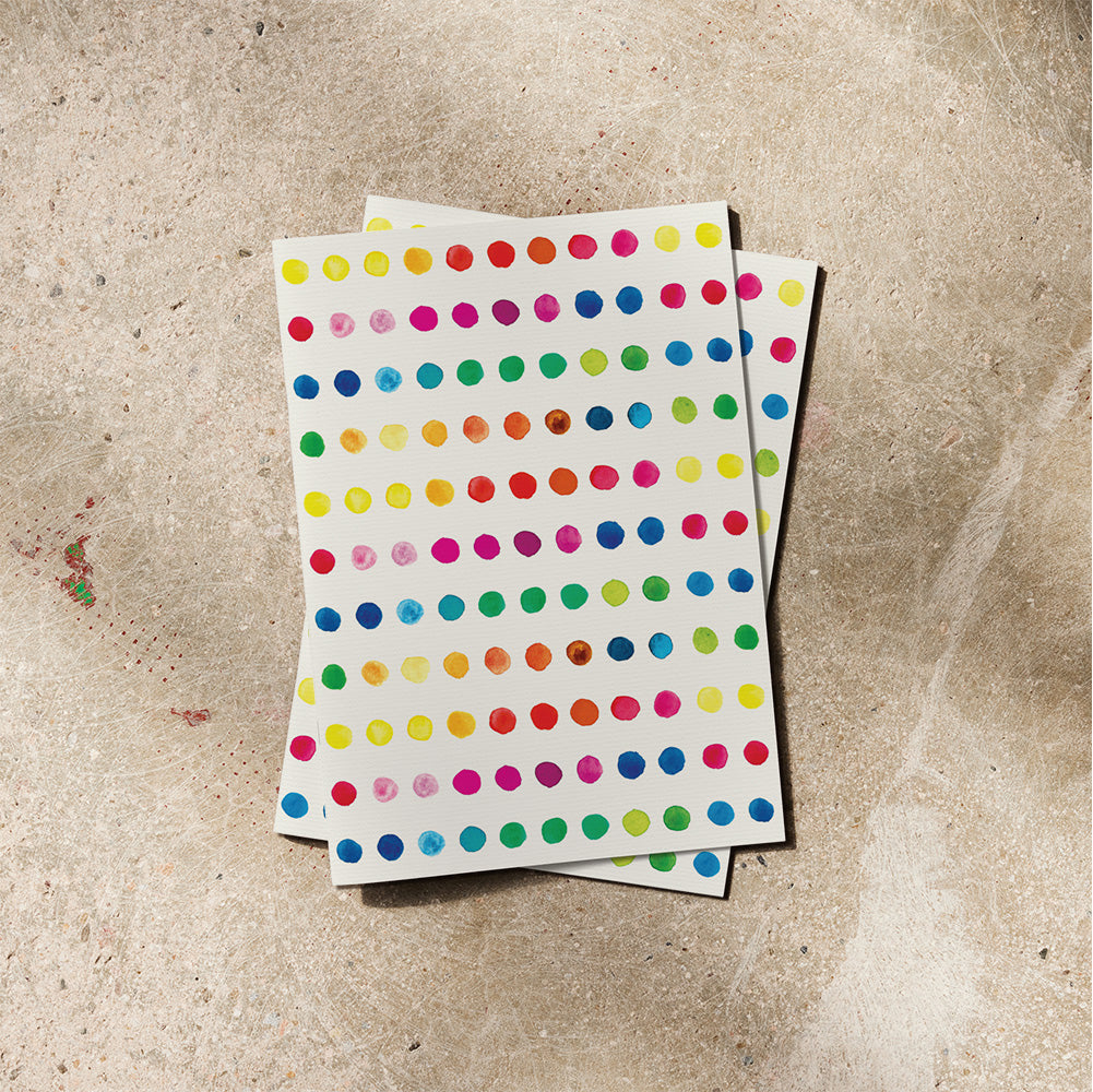 Caderno Bolas Coloridas