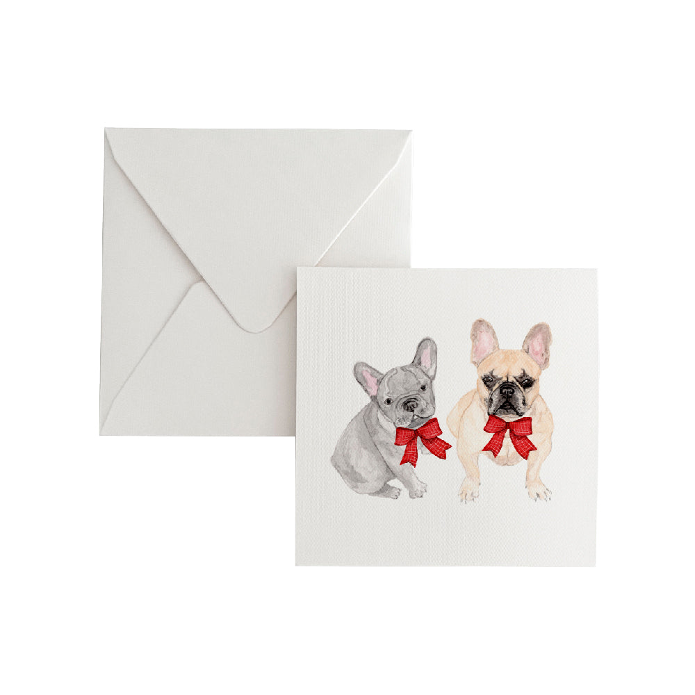 Cartão Social Cachorrinhos de Natal I