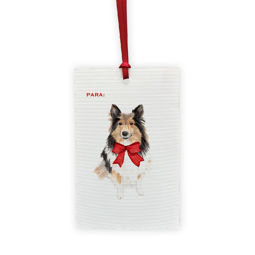 Tag Cachorrinho de Natal