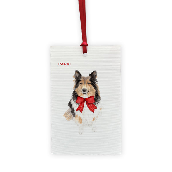 Tag Cachorrinho de Natal