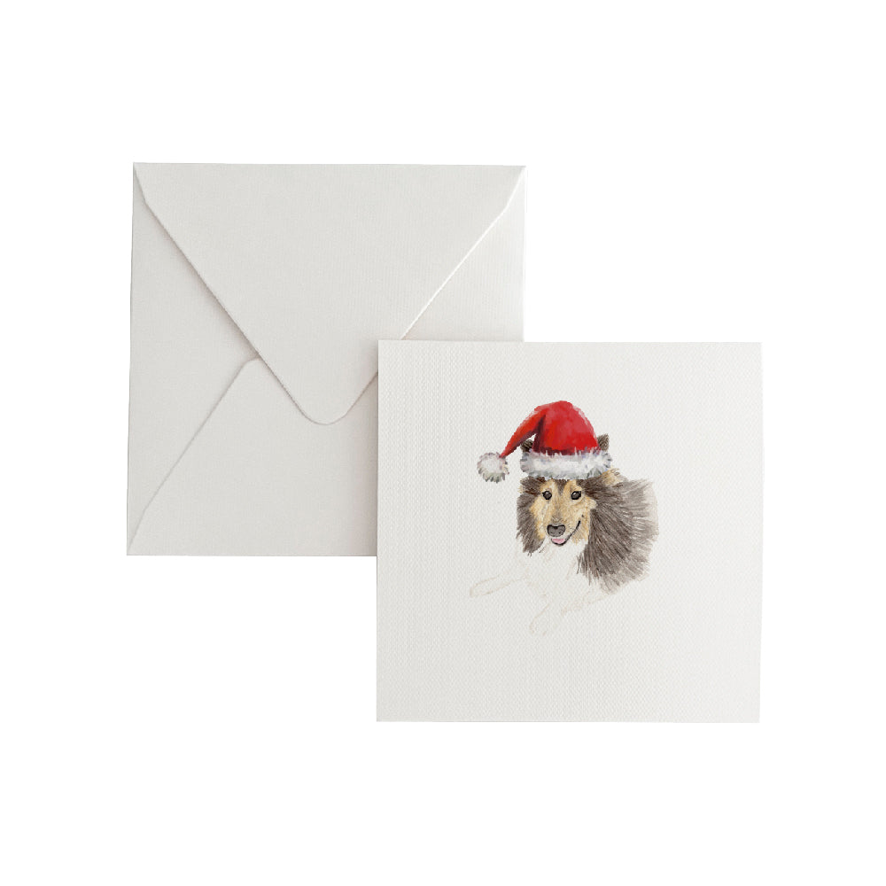 Cartão Social Cachorrinho de Natal